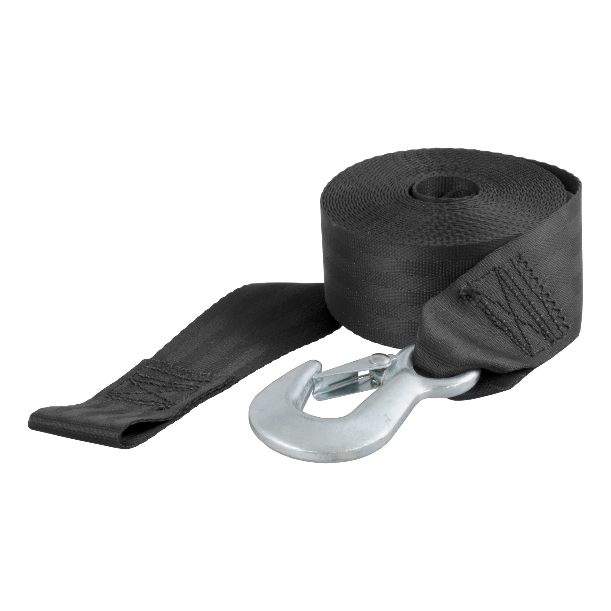 Curt Manufacturing, 20ft. Winch Strap with Snap Hook (1333 lbs.), Load Capacity 1333 lb, Model# 29007